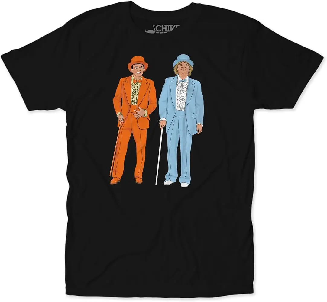 Dumb and Dumber Sit by The Bar Put Out The Vibe 90s High Quality 100%Cotton Short Sleeve