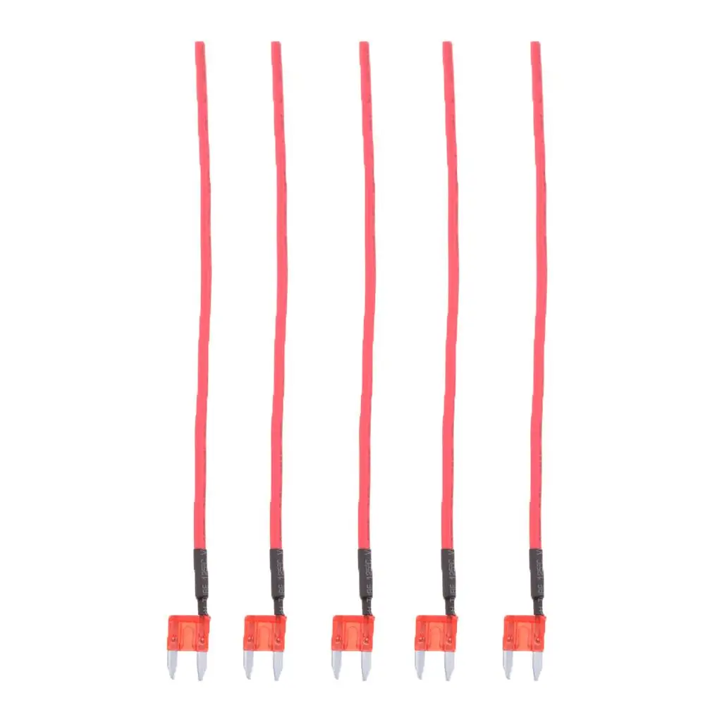

5 Pieces Car RV Boat 10A 32/APM Medium Blade Style with 16AWG Wire