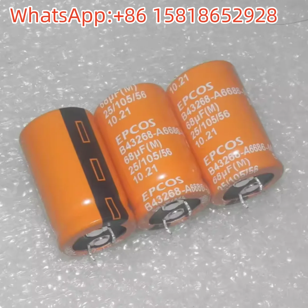

2 шт. EPCOS Orange 500V 68uF высококачественные алюминиевые электролитические конденсаторы для ламповых усилителей B43268A6686M067