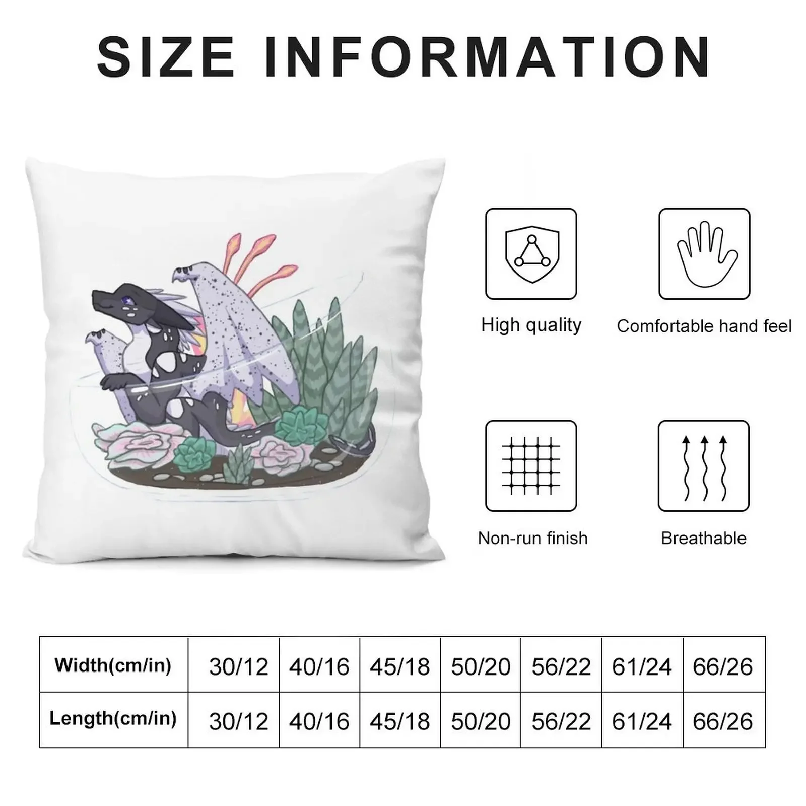 Whiteout Terrarium Throw Pillow pillow cover christmas Luxury Pillow Case Pillowcase Cushion sleeping pillows