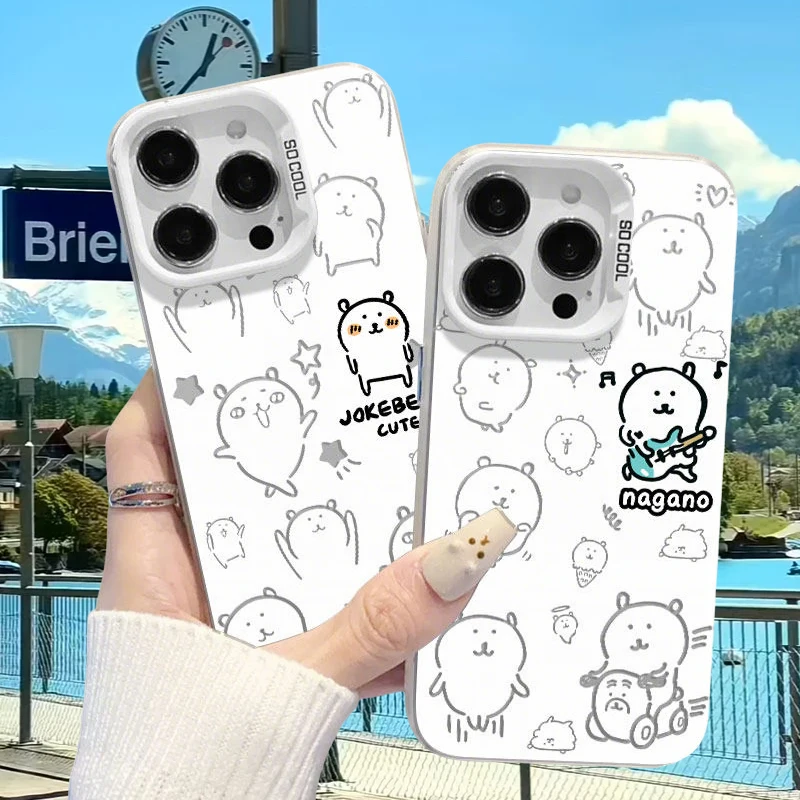 Joke Bear Riding A Tricycle Frosted Case for Samsung Galaxy S26 S25 S24 S23 Plus S22 Ultra S21 S20 FE A57 A56 A55 Acrylic Cover