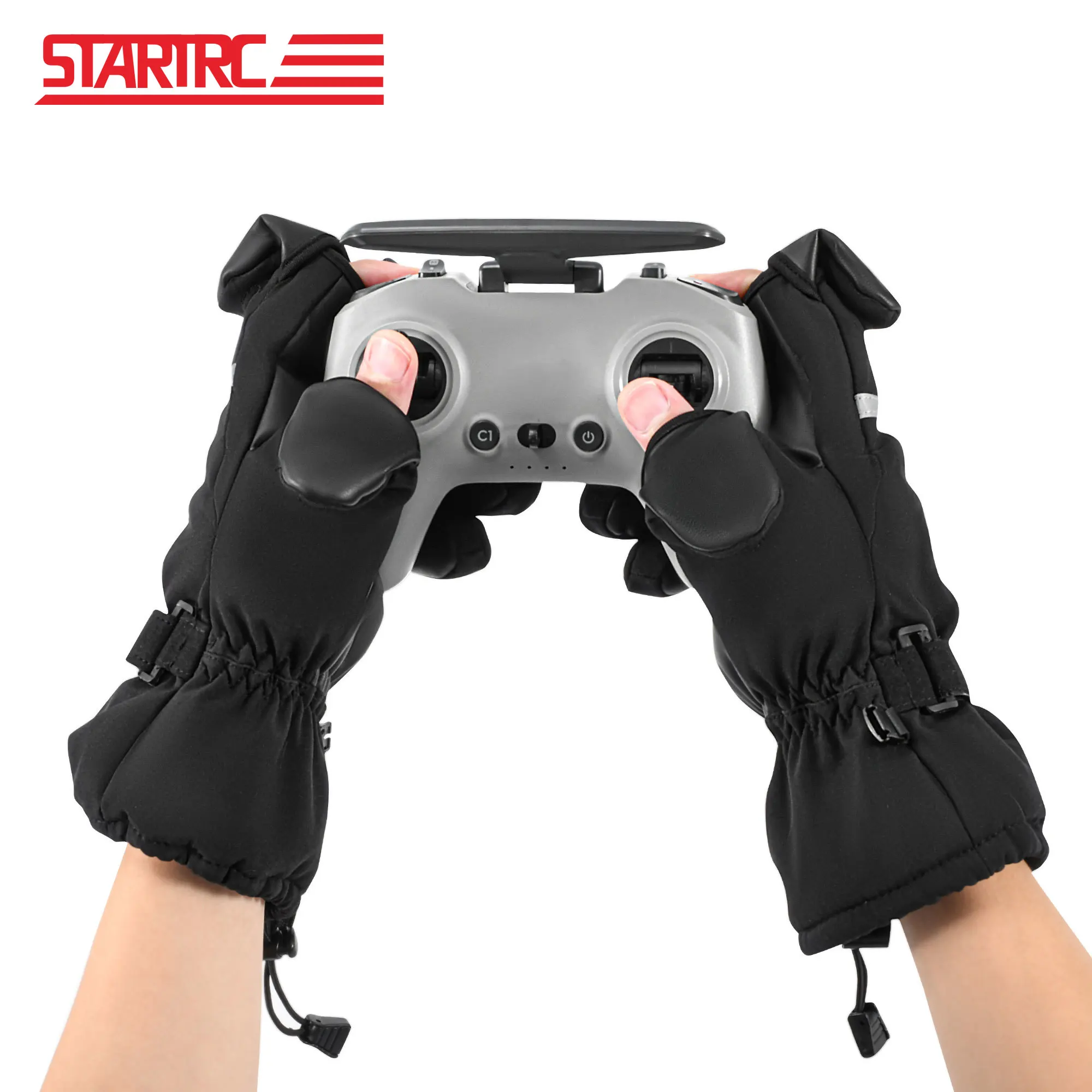 STARTRC Universal Drone Flight Gloves Winter Warm Pilot Gloves V2 For DJI Air 3S/Mini 3 Pro/Neo/Avata 2/Mavic 3 Pro/Mini 3