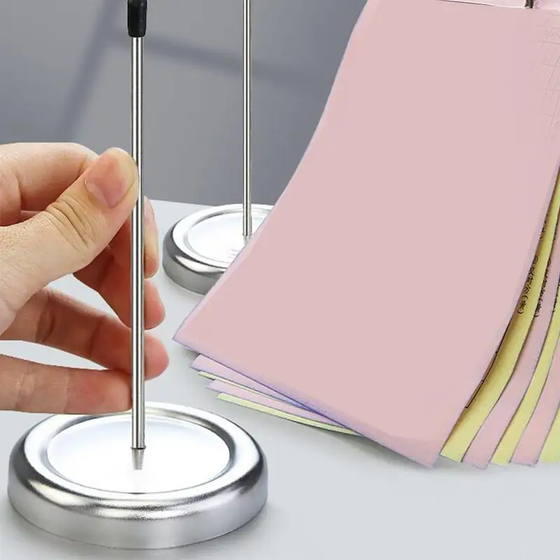 Ticket Holder Safe Ticket Stabber Protective Display Bill Metal Fork Storage Equipment For Hotel Restaurant Kitchen Supplies