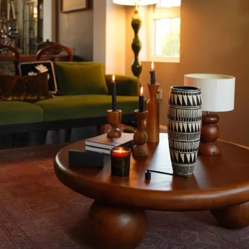 

Modern Wood Coffee Table Living Room Bedroom Coffee Table Minimalist Unique Mesa Auxiliar Entrance Hall Furniture