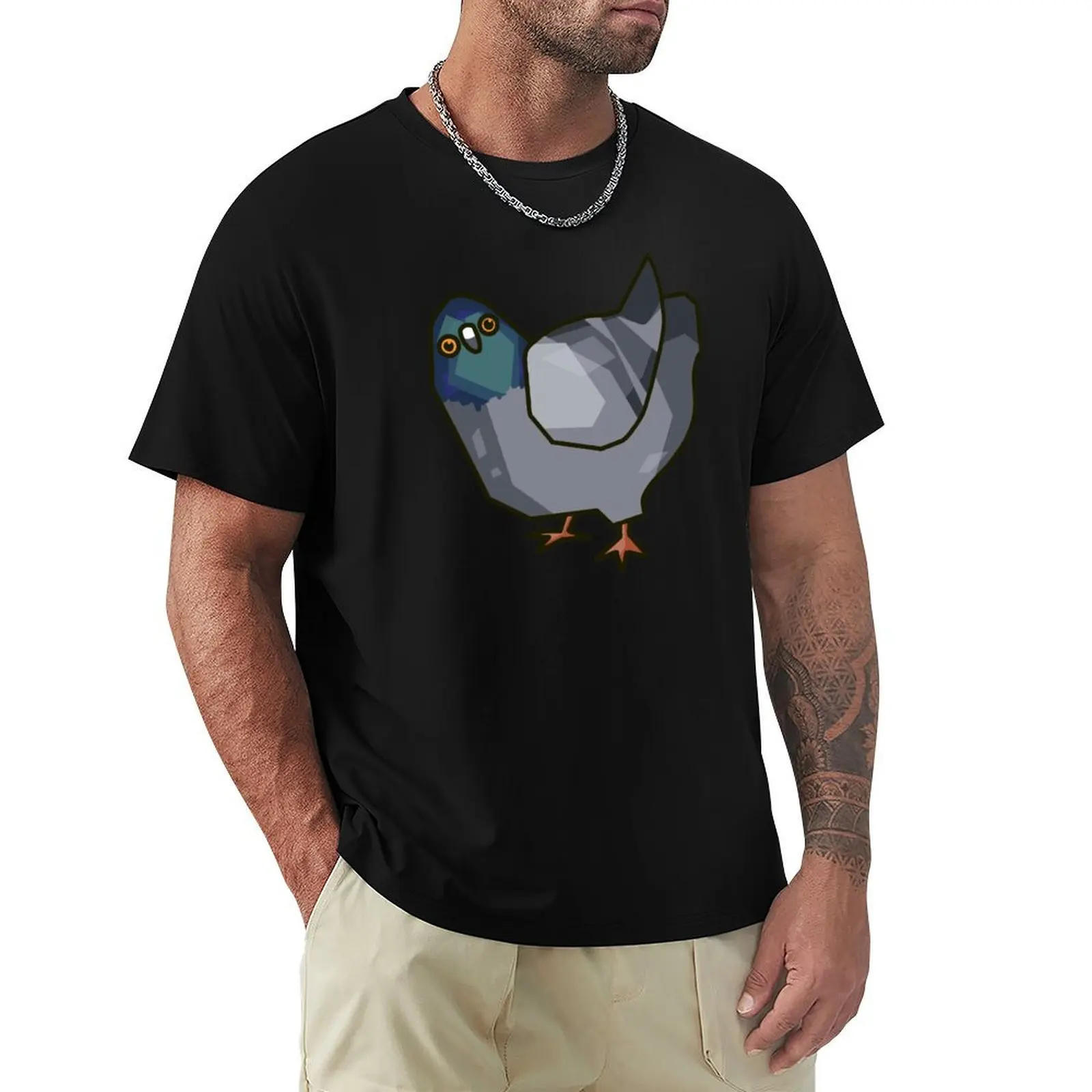 

Himbo the Pigeon T-Shirt Long Lasting Casual T-Shirt