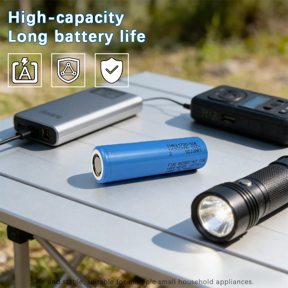 Wholesale 130PCS New Victpower INR21700 50E rechargeable lithium-ion battery 3.7V 4900mAh large capacity and long battery life