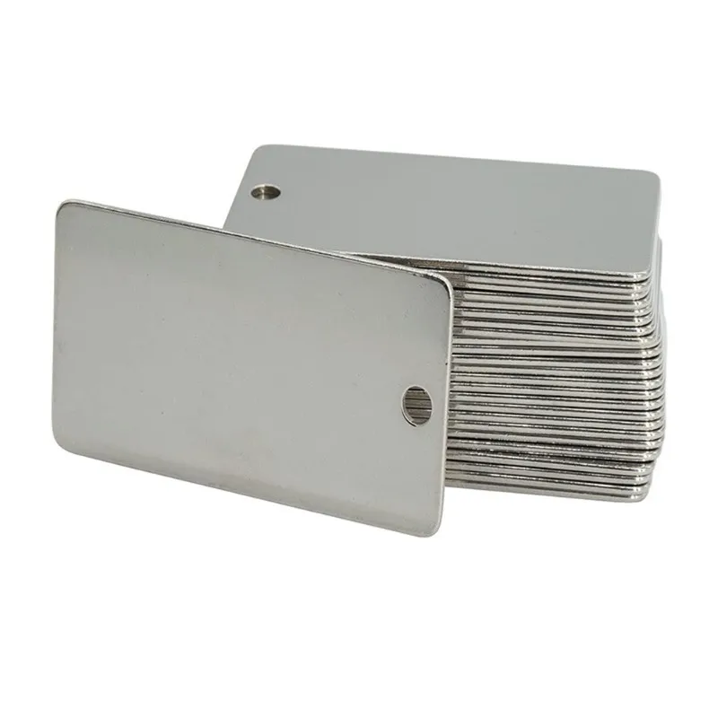 

【LAST CHANCE】Садовые этикетки для растений-металлические бирки для растений, алюминиевые маркеры с одним отверстием-100 шт., 3,15X1,8 дюйма для детской сада