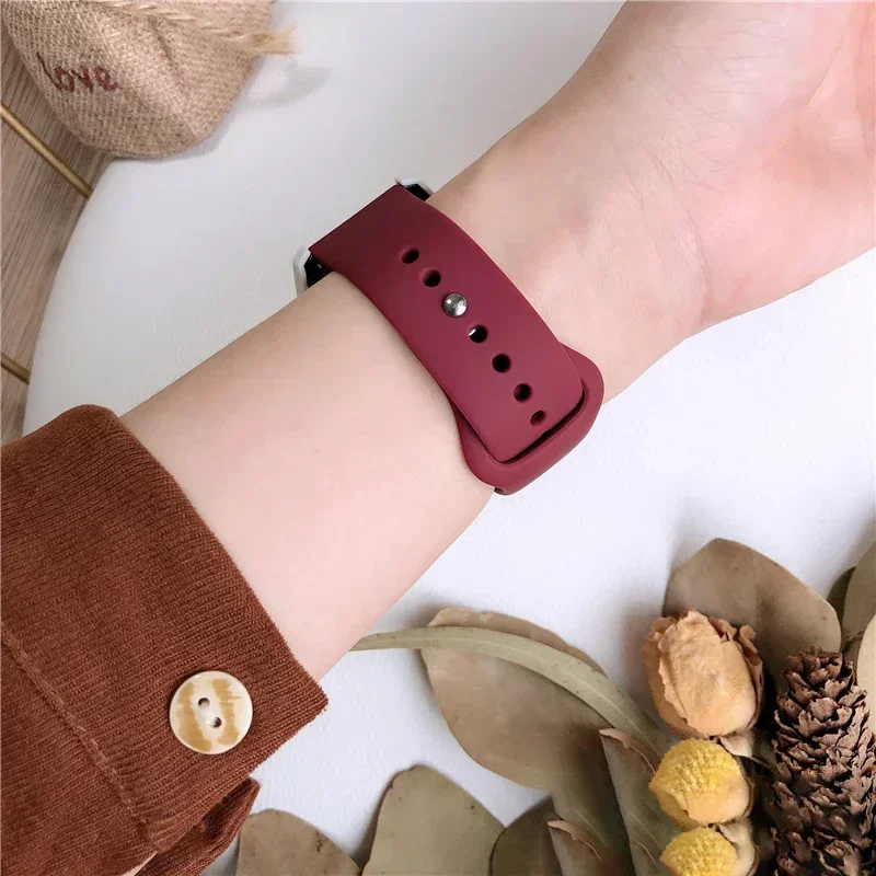 Silicone strap For Samsung Galaxy watch 6/5/5 pro/4/Classic/Active 2/Gear S3 20mm 22mm sport bracelet Galaxy watch 7 Huawei GT 4 image 4