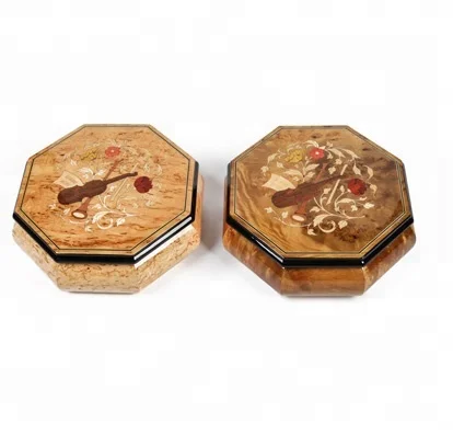 wooden jewelry music box