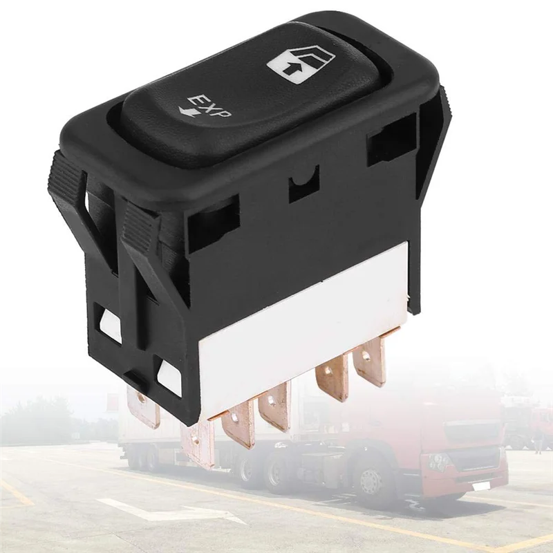 1 قطعة رفع التبديل نافذة السلطة التبديل التحكم التبديل A06-30769-008 البلاستيك ل Freightliner كولومبيا 01-11-A02G