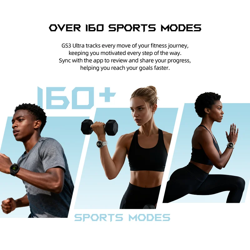 BlackShark GS3 Ultra Smartwatch - Dual GPS, 5ATM, Military Grade