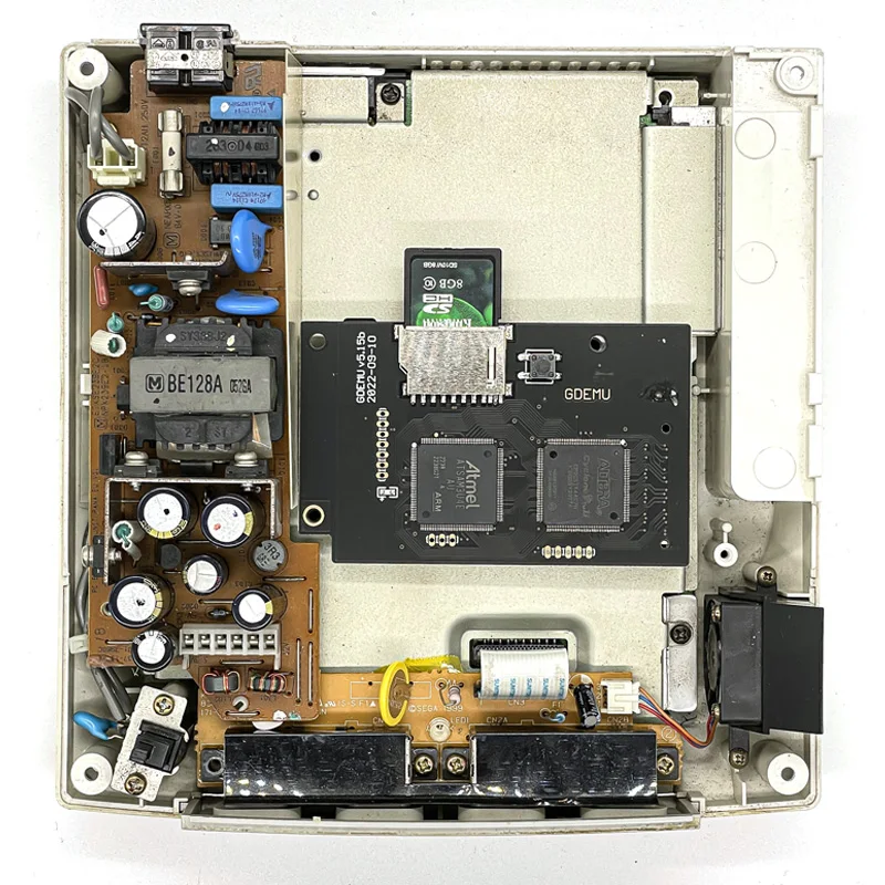 Placa de simulação de unidade óptica v5.15b gdemu para cartão de memória sd gdi cdi imagem para dc dreamcast va1 console de videogame