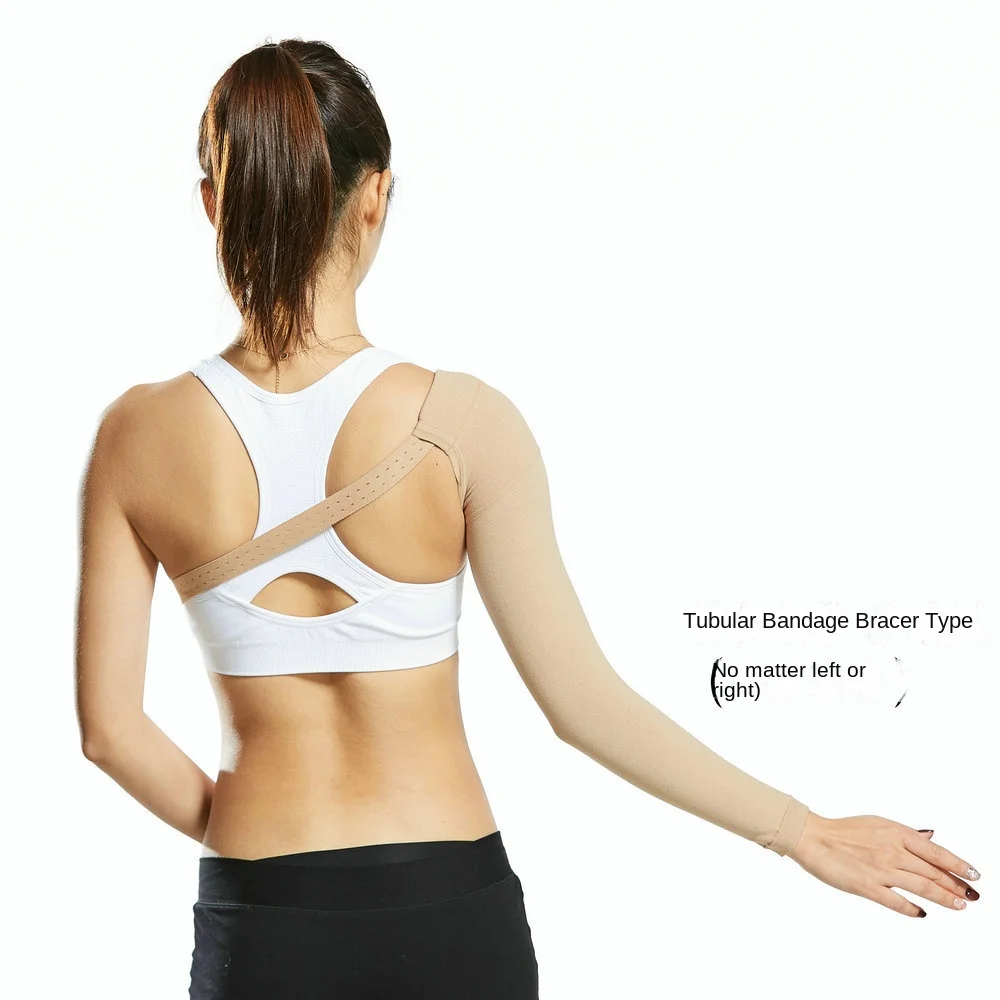 Secondary Pressure Bandage Upper Limb Lymphedema Elastic Sleeve Elbow Guard To Prevent Arm Swelling After Breast Recovery
