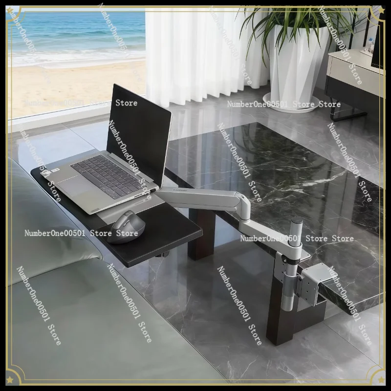 Rotatable and Retractable Robotic Arm Lifting Bracket Living Room Coffee Table Sofa Office Computer Keyboard Mouse Bracket