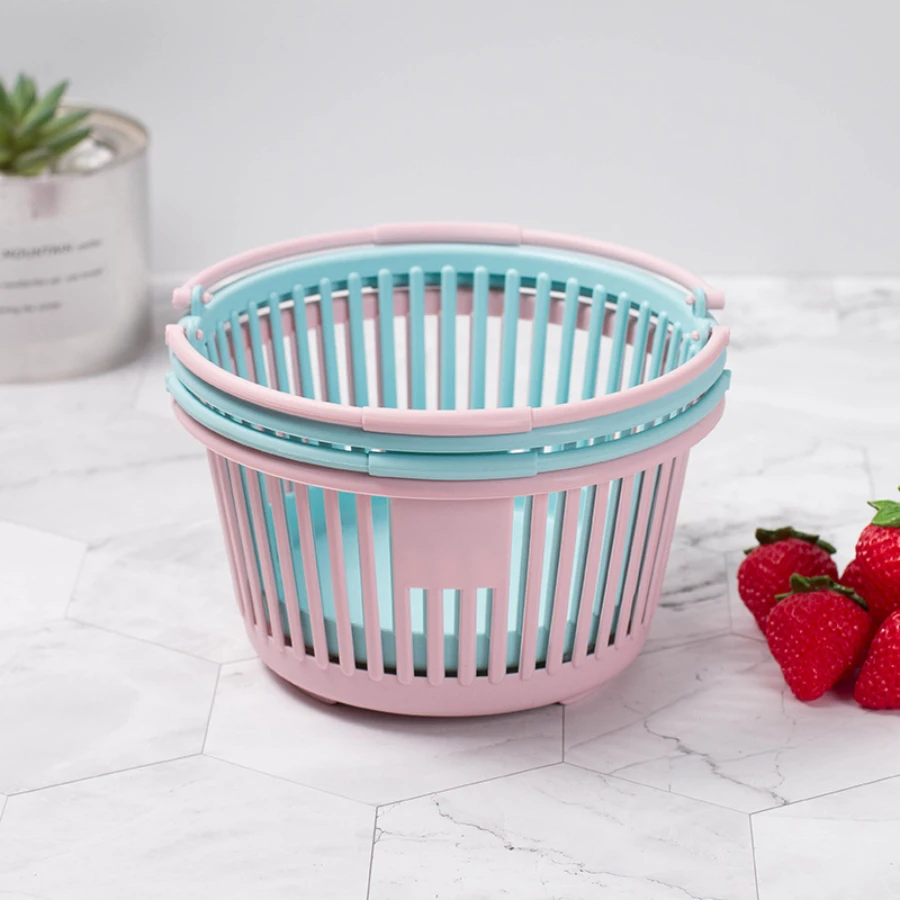 mini  round basket with handle