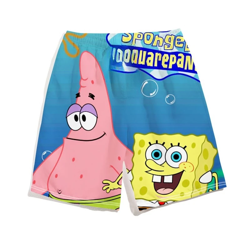2026 Fashion New SpongeBob SquarePants Summer Couple Sleep Pants Quick Drying Sports Pants Men's and Women's Casual Pants