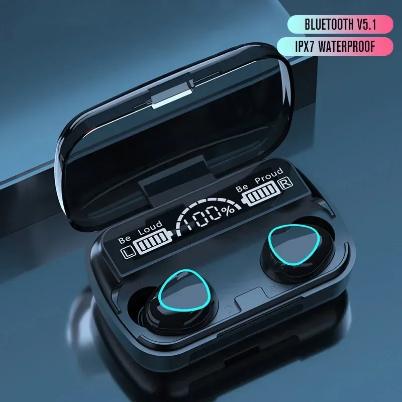 M10 TWS Wireless Headphones fone Bluetooth-compatible Earphones In-Ear Headset Sports Stereo Noise Canceling Earbuds for Xiaomi
