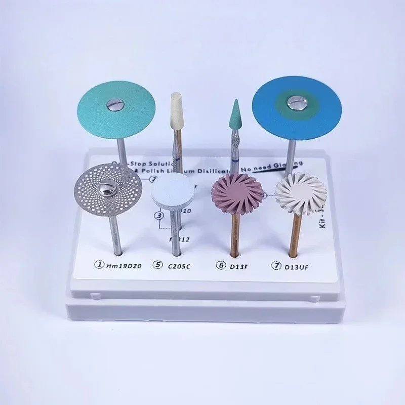Grinding Kit 3L04.2 Mounted Diamond Disc Stones Silicone Polishiers Popular laboratory Tools