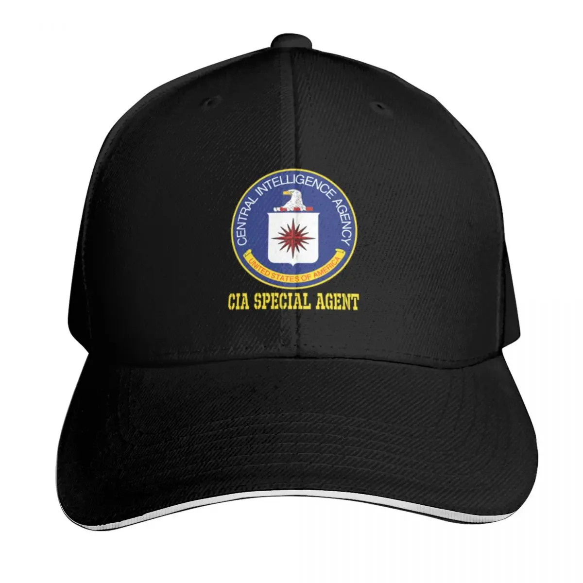central intelligence agency CIA Baseball Cap Moisture Wicking Quick Dry Curved Brim Classic Fit Low Profile Unstructured
