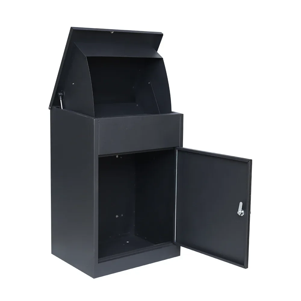 Large outdoor express  parcel box, vertical, wall-mounted, outdoor storage cabinet