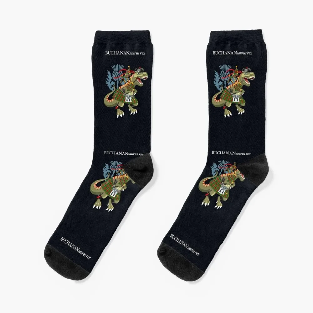 Clanosaurus Rex: BUCHANANsauras rex Chaussettes de famille modernes, Chaussettes tartan, Cadeaux pour hommes, Chaussettes de sport pour femmes