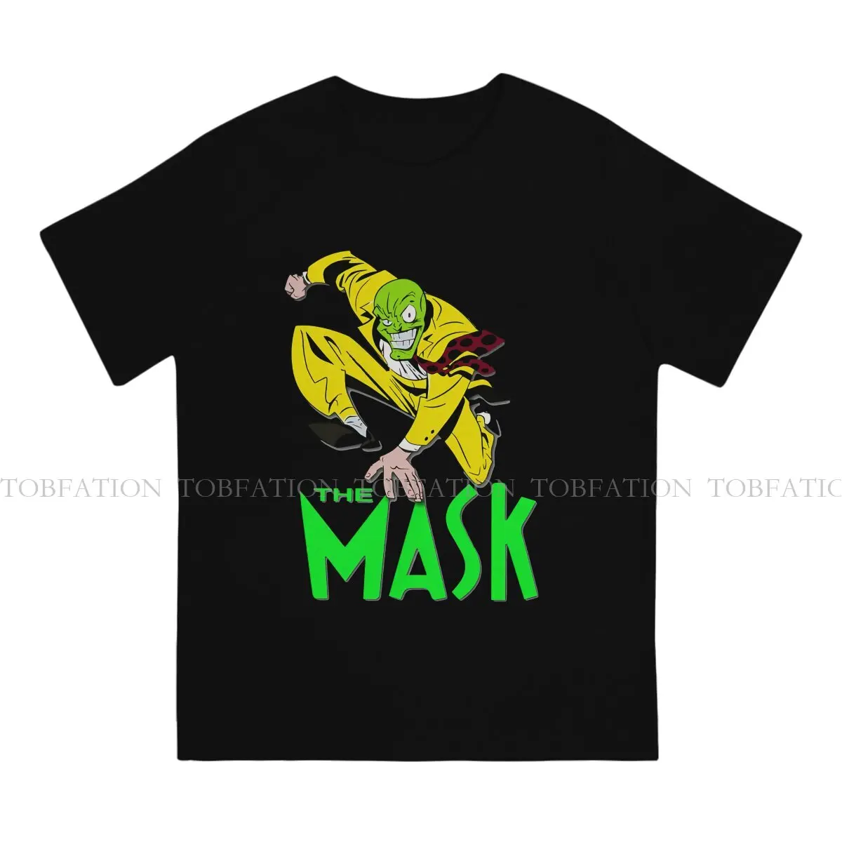 The Mask Movie 100% Cotton TShirt Run Basic T Shirt Oversized Men Clothes Ofertas Big Sale