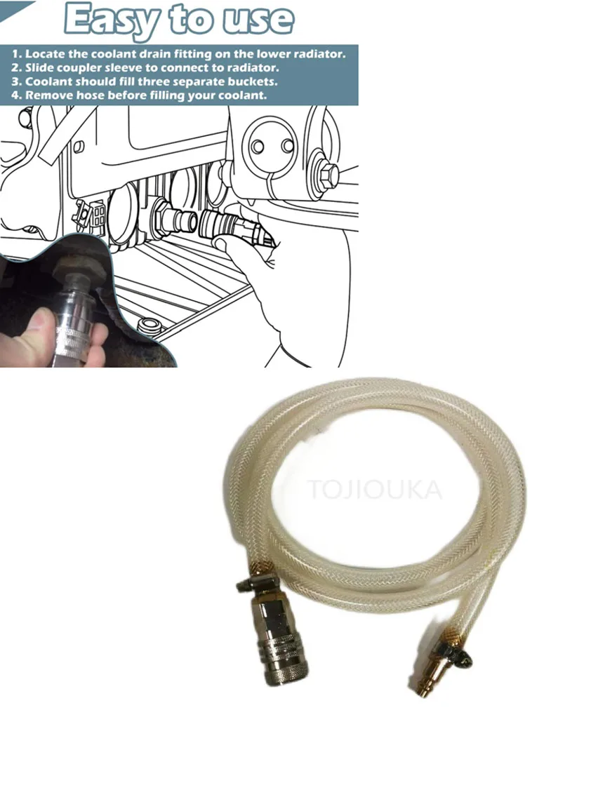 مناسبة لشاحنة فولفو خزان المياه استنزاف الأنابيب موصل سريع لتخزين التجمد OEM JD007 9996049