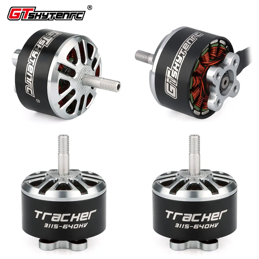 

4pcs/lot Tracker 3115 640KV 900KV Brushless Motor for 9inch 10inch 11inch RC FPV Racing Long Range Quadcopter Drone