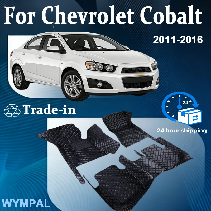 Alfombrillas de lujo personalizadas para coche, cubierta completa de cuero para hombres y mujeres, para Chevrolet Cobalt 2011 2012 2013 2014 2015 2016