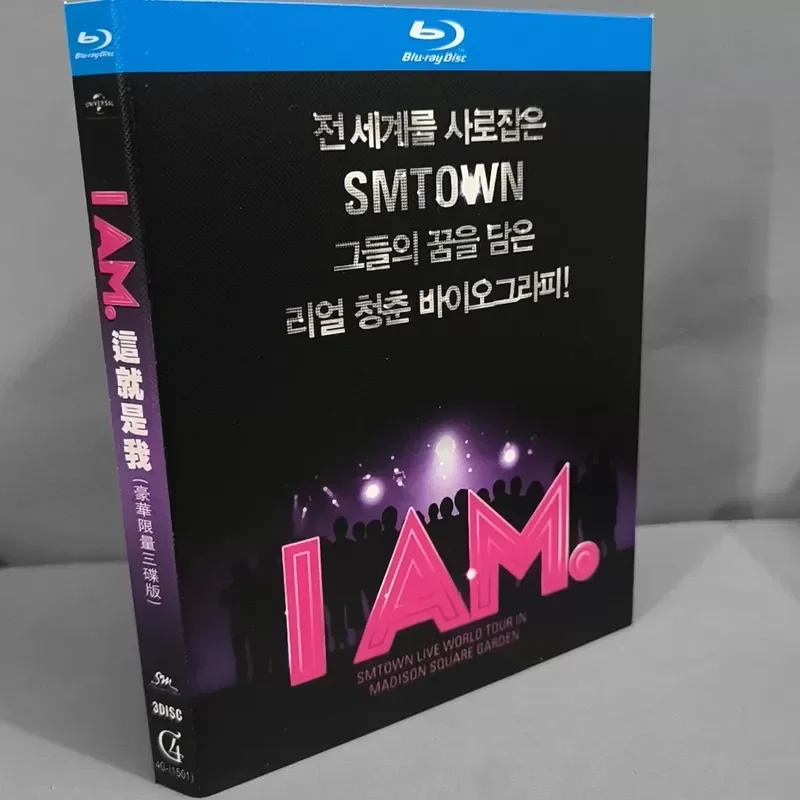 Brand New Unopened SMTOWN I AM Concert Blu-ray Disc Three Disc Package