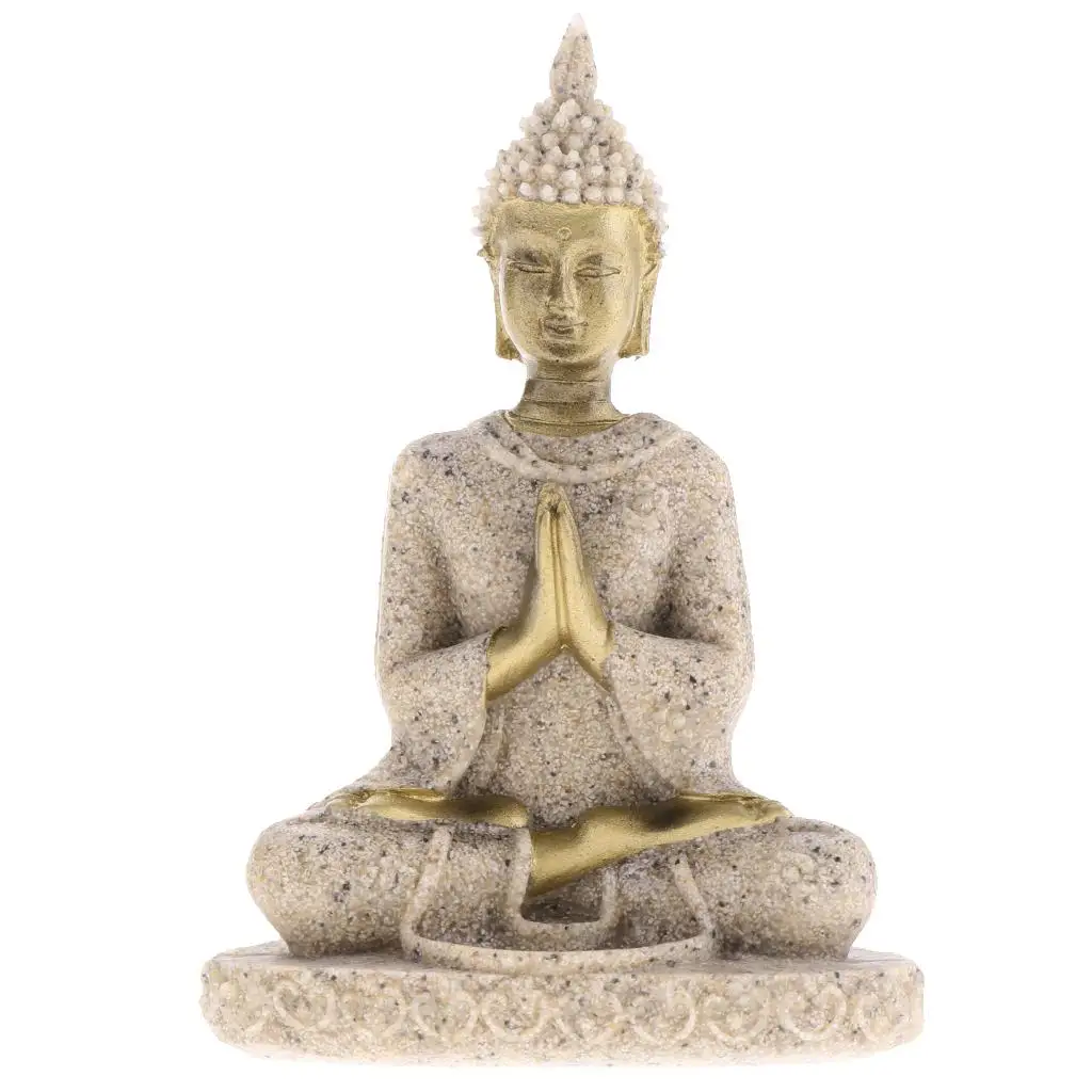 Large Ganesha Sandstone Buddha Statue Hand Carved Elephant Sculpture Hindu Religious Item for Living Room