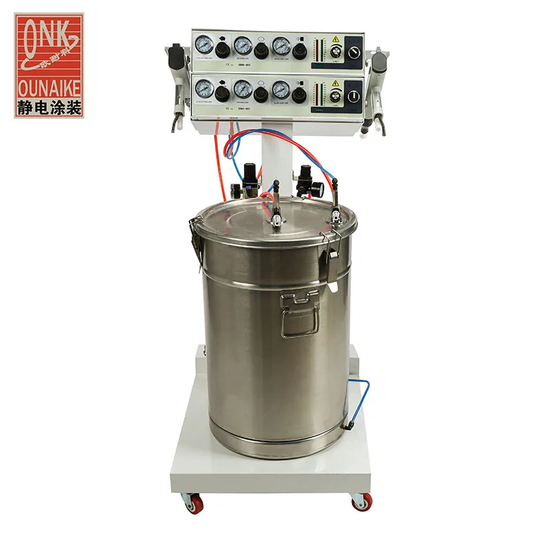 Powder Spraying Equipment Electrostatic Powder Coating Machine In Metal coating machinery work