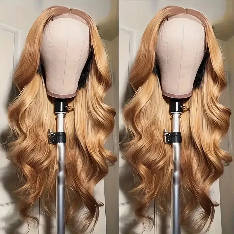 

250% Density 27# Body Wave 30 38 Inch Honey Blonde 13x6 HD Lace Front Wigs Human Hair Raw Virgin Colored 13x4 Lace Frontal Wig