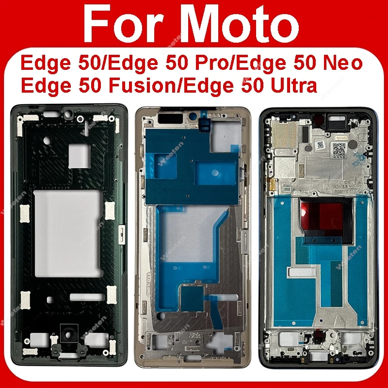 Middle Frame For Motorola MOTO Edge 50 Pro Edge 50 Neo Middle Frame Housing LCD Front Frame Bezel Repair Parts