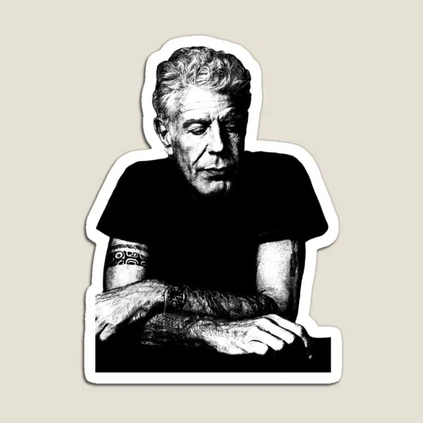 Энтони Берден, холодильник для детей, домашняя фотография, Забавный красочный симпатичный держатель, детский Декор, магнитный