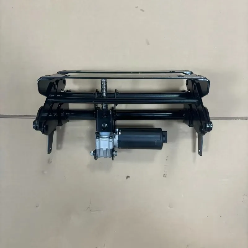 Durable main leg rest for automotive and aviation seats with adjustable height and 90-degree lift