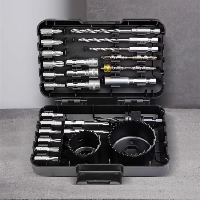 26pcs-alloy-drill-bit-set-with-twist-connector-electric-drill-screwdriver-tool-set-for-household-home-diy-use