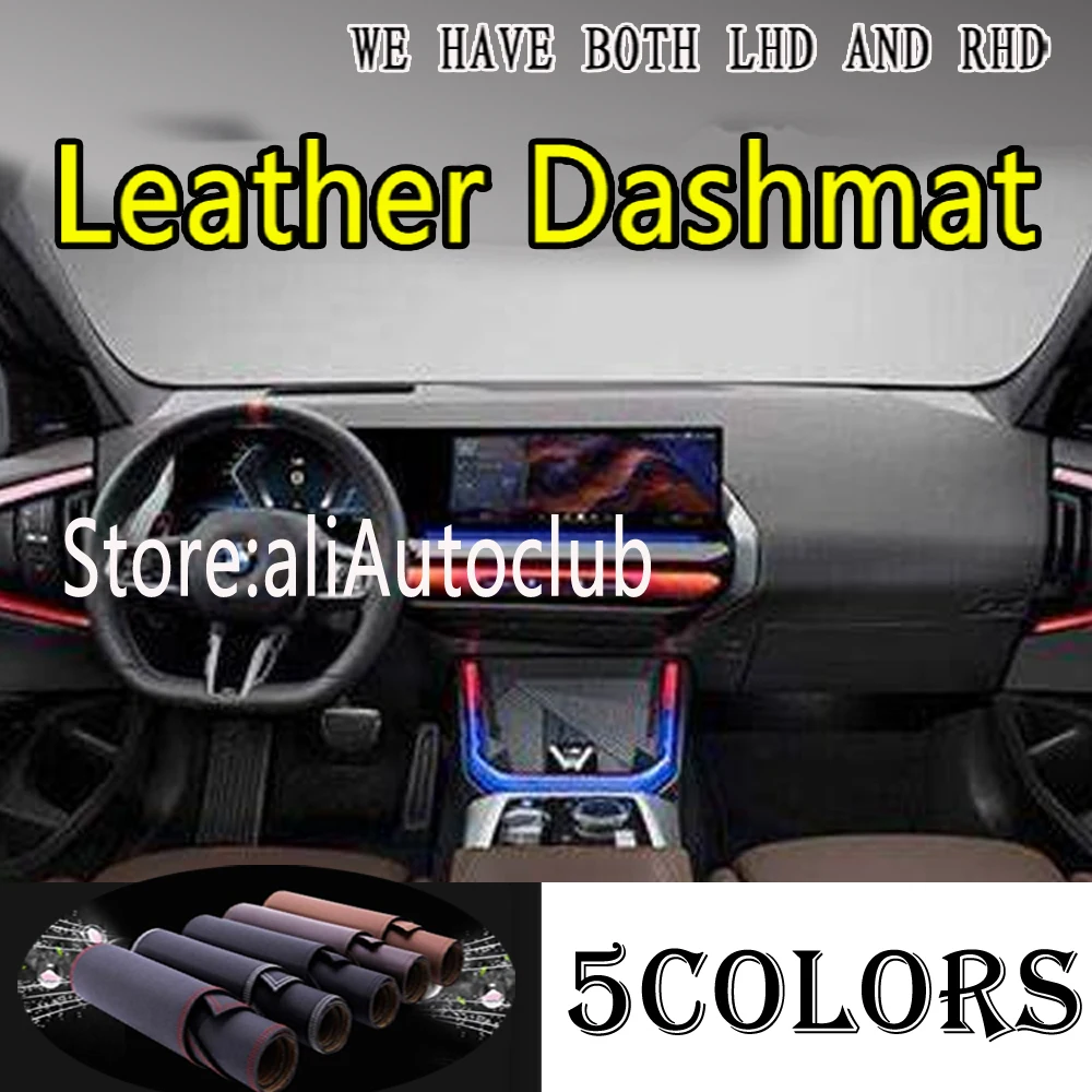 

Leather Dashmat Suede Dashboard Cover Pad Dash Mat Carpet Car Accessories Nonslip For BMW X3 G45 M50 20 2025 2026