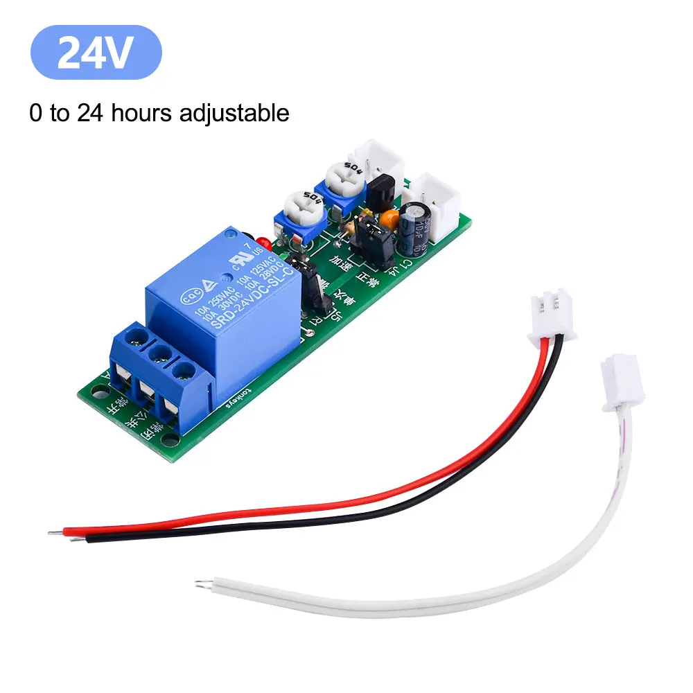 JK11 Einstellbares Zyklus-Timer-Relais Verzögerung Ein/Aus-Schalter Relais-Modul DC 5V 12V 24V Timer-Relais-Modul Stromversorgung – Detail 26
