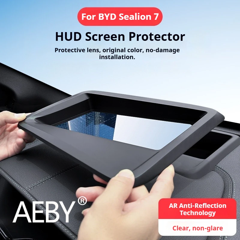 

AEBY For BYD Sealion 7 2024 Car HUD Protective Cover Anti-Dust Anti-Glare Screen Shield, Easy Installation Interior Accessories