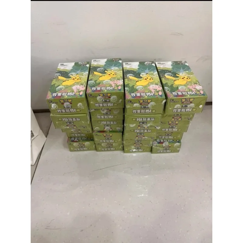 

Официальная упрощенная китайская коллекция PTCG. Коллекция игр. 151 сюрприз. Дополнительный пакет. 151. Карты покемонов. Оригинал. В наличии.