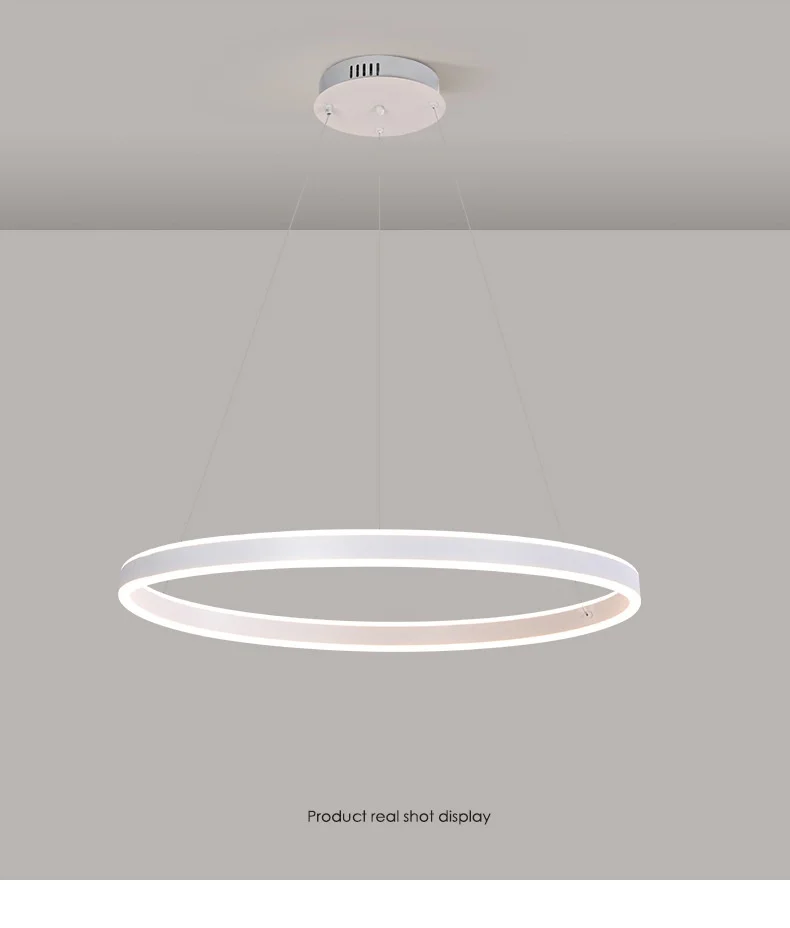 Minimalism Circle LED Ceiling Chandelier