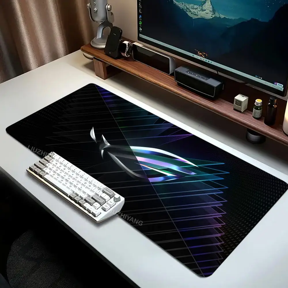 

Rog Gaming Mouse Pad Large Computer Office Game Table Mat XXL Rubber Anti-slip Stitched Edge PC Keyboard Mats Washable Desk Pads