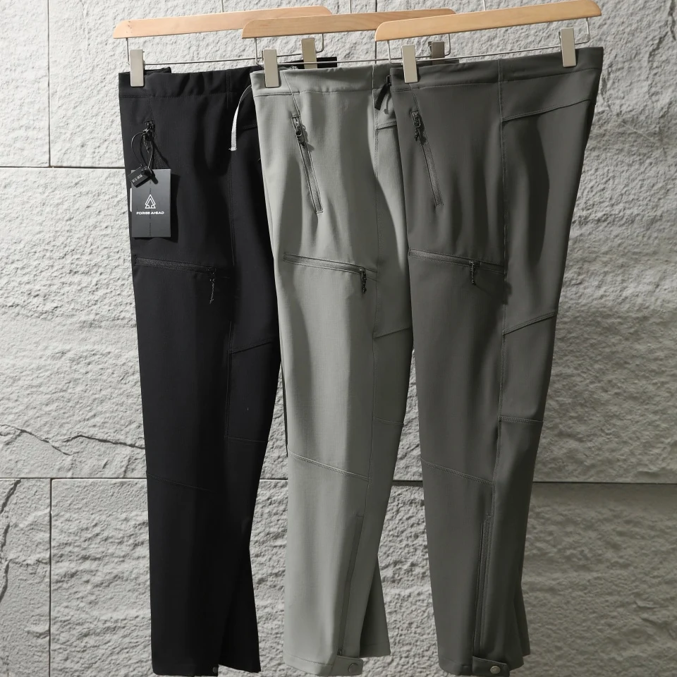 

Men's Softshell Outdoor Casual Pants Spring Autumn Hiking Sports Leisure Trousers Mountain Climbing Guide Pants