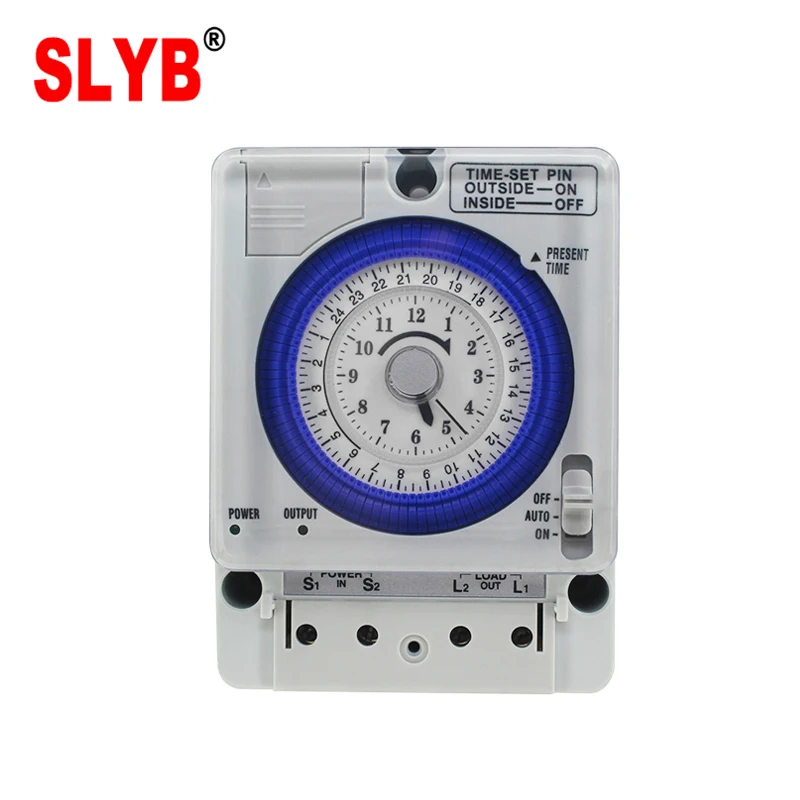 24Hour Automatic Types Of 220V 230V Analog Mechanical Weekly Rotary Time Control Switch  TB388 TB35N Timer with Battery