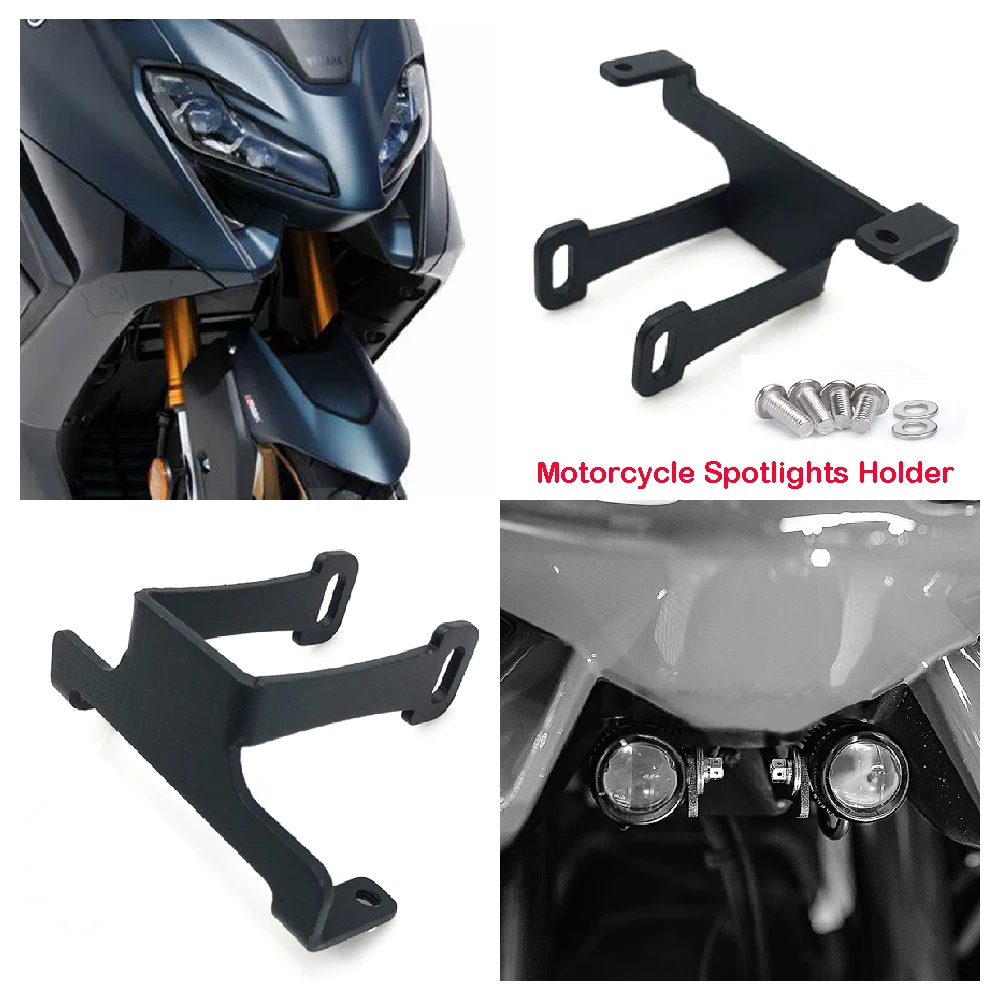 

For Yamaha TMAX 560 T-MAX TMAX560 XP560 2022 2023 Motorcycle Front Spotlight Fog Lights Holder Driving Lamp Auxiliary Bracket