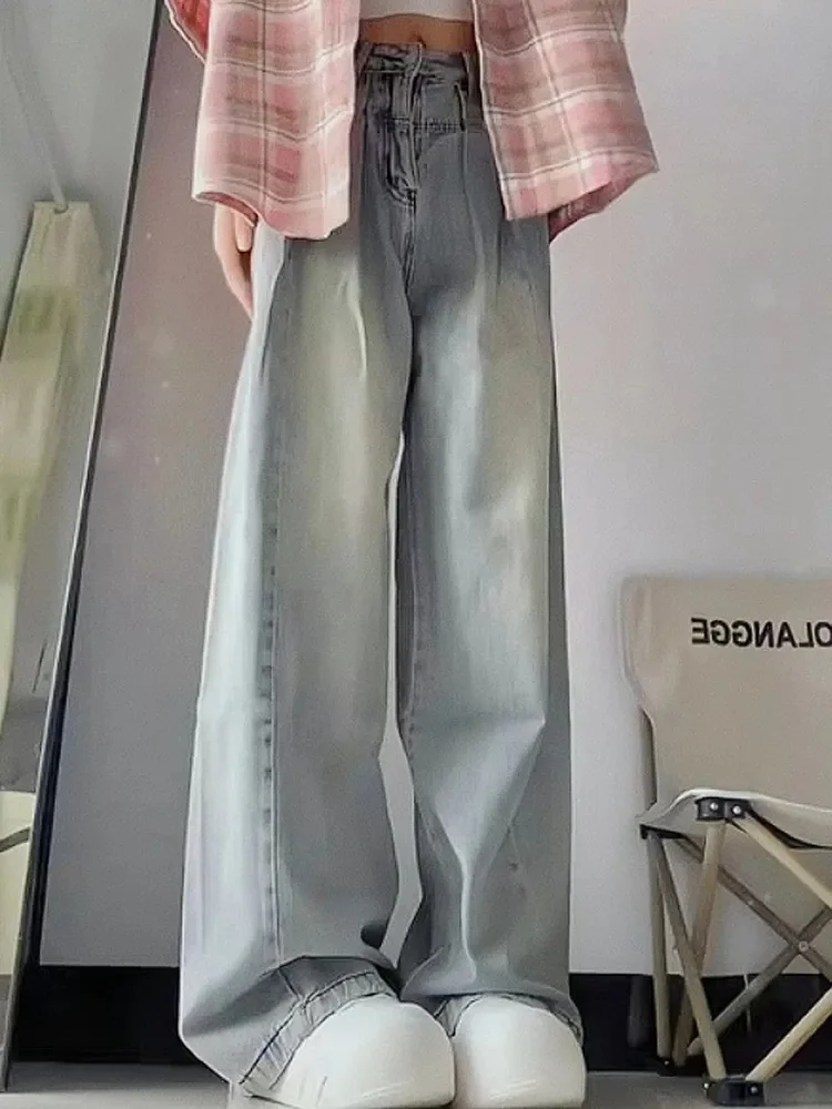 Celana Jeans Cargo Wanita Pakaian Denim Wanita Bahan Berkualitas Tekstur Nyaman Celana Panjang Wanita Fashion Tahan Lama