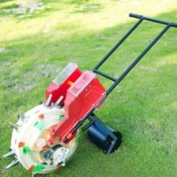 New sowing and fertilizing all-in-one machine, hand-pushed corn, peanut and soybean planting precision sowing device