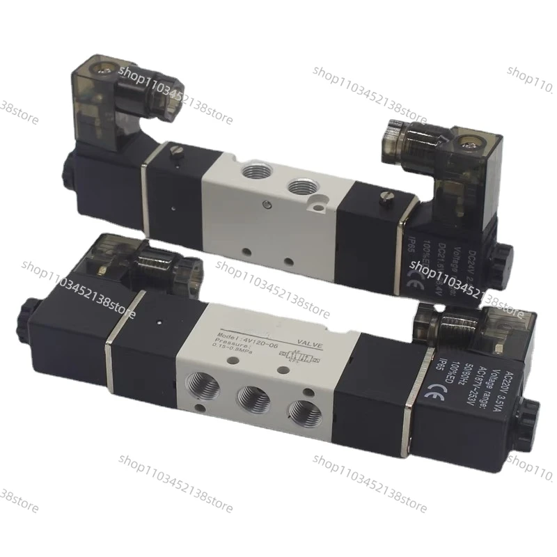 4V220-06 24 volt pneumatic solenoid valves 1/8