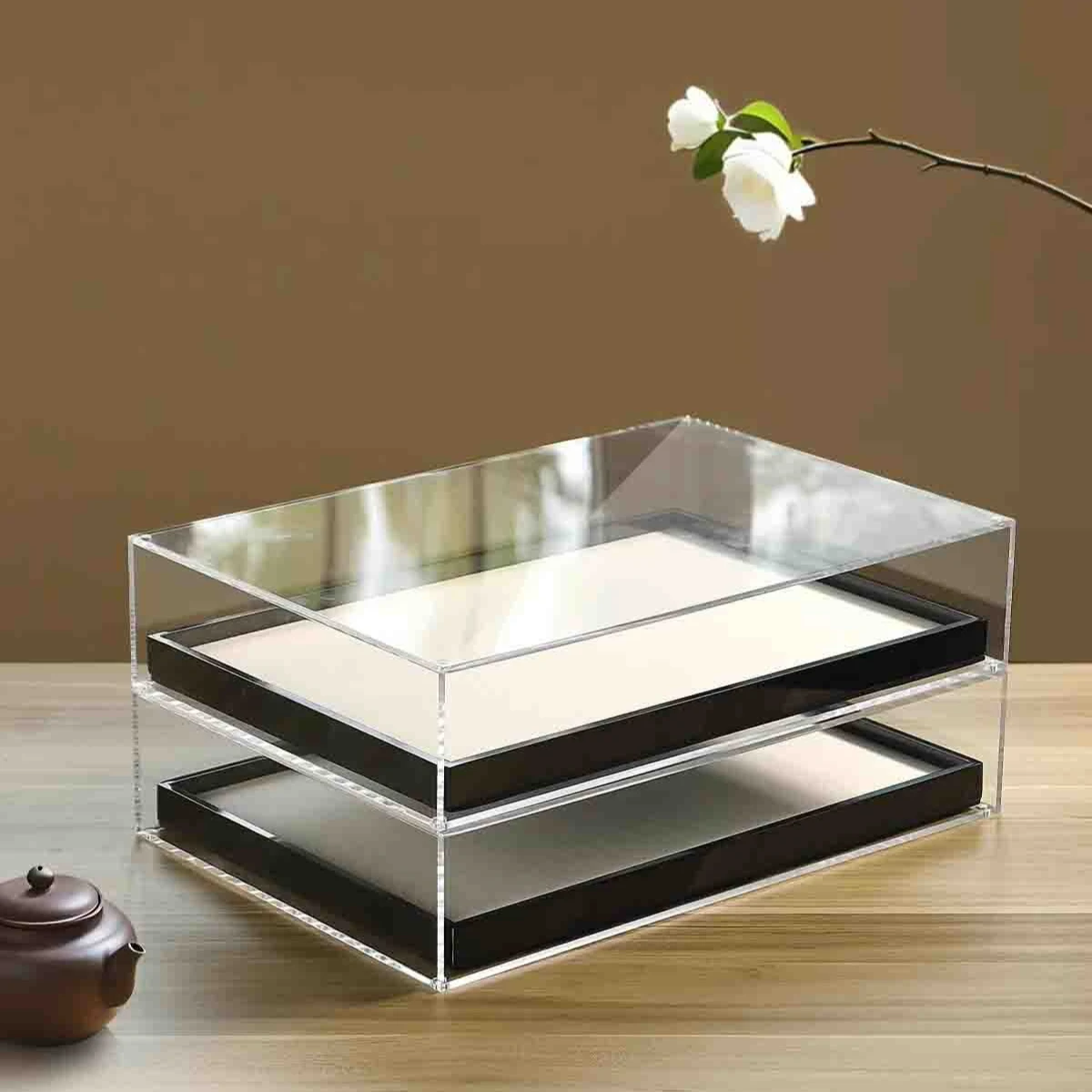 

Магнитная акриловая подставка для ювелирных изделий: браслетов, серег, очков, демонстрационный и хранительный лоток